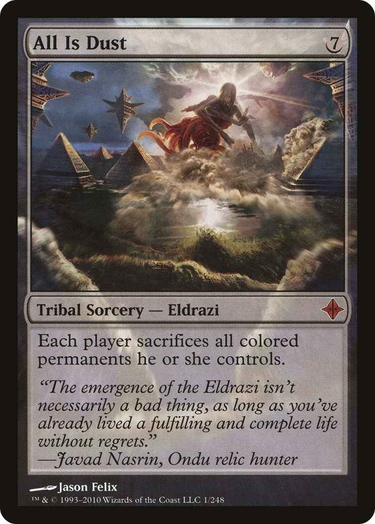All Is Dust (ROE-001) - Rise of the Eldrazi - Premium MTG Single from Wizards of the Coast - Just $2.08! Shop now at Game Crave Tournament Store
