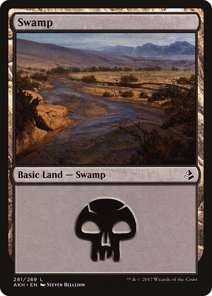 Swamp (AKH-261) - Amonkhet - Premium MTG Single from Wizards of the Coast - Just $0.25! Shop now at Game Crave Tournament Store