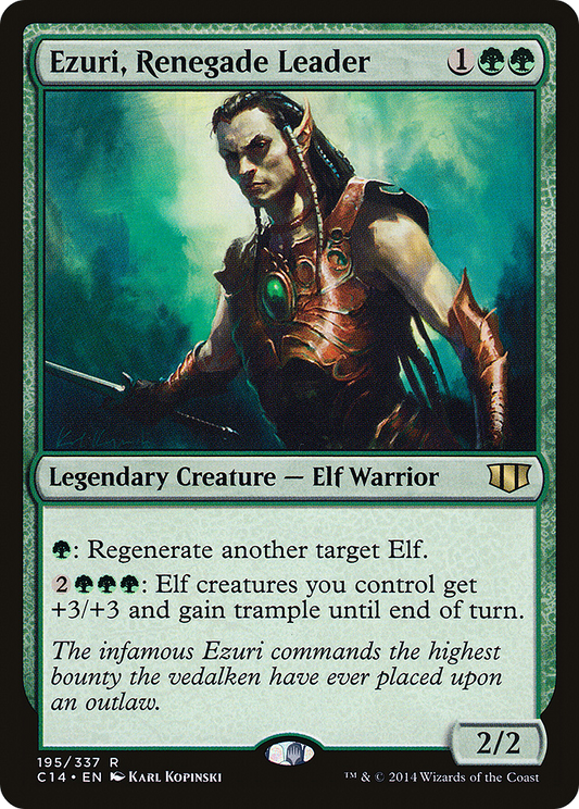 Ezuri, Renegade Leader (C14-195) - Commander 2014 - Premium MTG Single from Wizards of the Coast - Just $1.44! Shop now at Game Crave Tournament Store