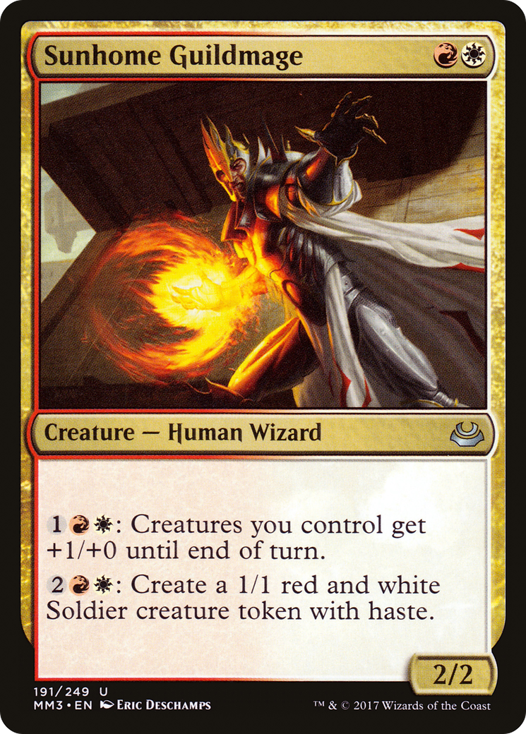 Sunhome Guildmage (MM3-191) - Modern Masters 2017 Foil - Premium MTG Single from Wizards of the Coast - Just $0.25! Shop now at Game Crave Tournament Store