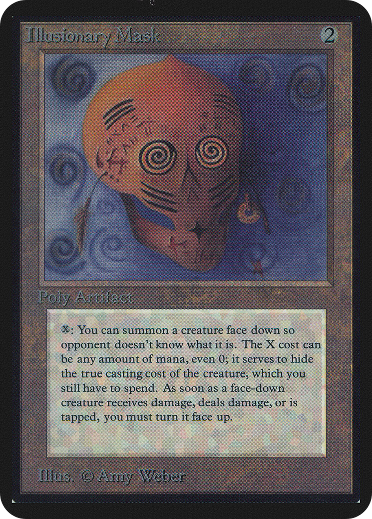 Illusionary Mask (LEA-249) - Limited Edition Alpha - Premium MTG Single from Wizards of the Coast - Just $0! Shop now at Game Crave Tournament Store