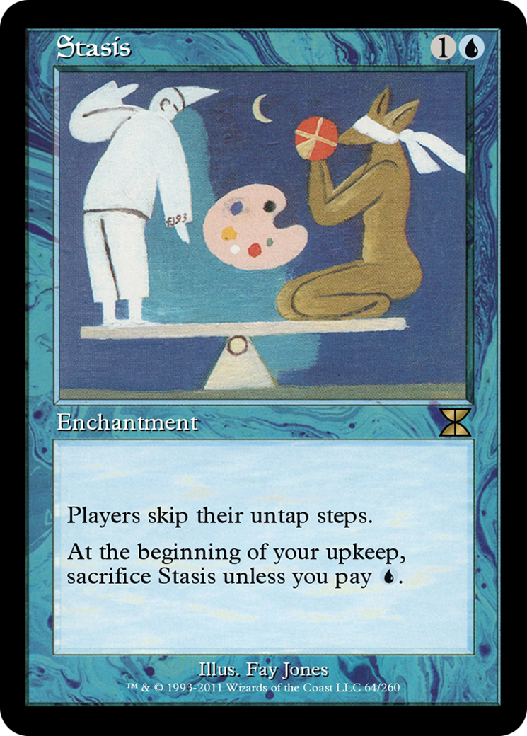 Stasis (ME4-064) - Masters Edition IV - Premium MTG Single from Wizards of the Coast - Just $0! Shop now at Game Crave Tournament Store