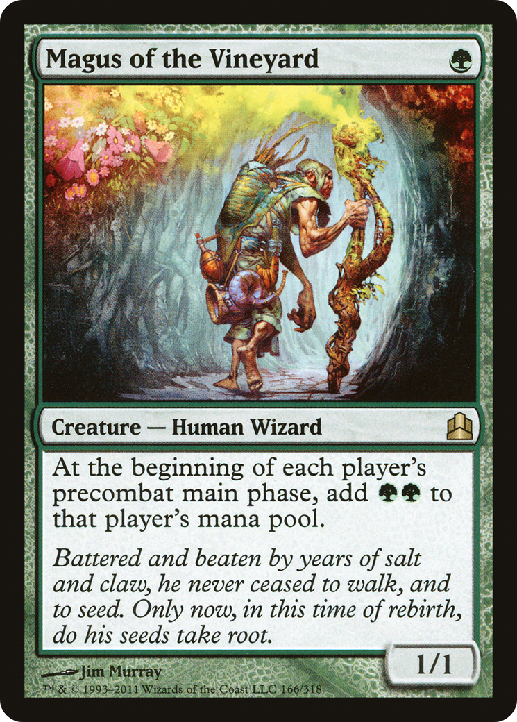 Magus of the Vineyard (CMD-166) - Commander 2011 - Premium MTG Single from Wizards of the Coast - Just $0.76! Shop now at Game Crave Tournament Store