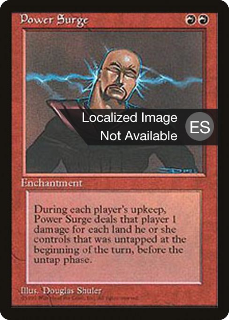Power Surge (4BB-216) - Fourth Edition Foreign Black Border - Premium MTG Single from Wizards of the Coast - Just $3.36! Shop now at Game Crave Tournament Store