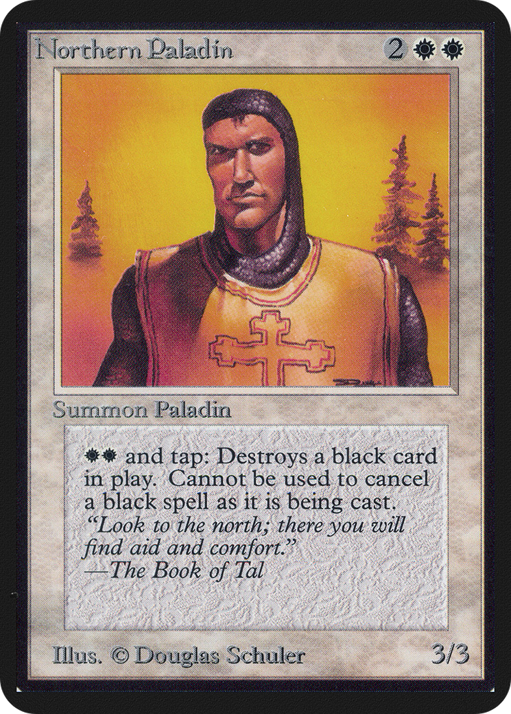 Northern Paladin (LEA-029) - Limited Edition Alpha - Premium MTG Single from Wizards of the Coast - Just $0! Shop now at Game Crave Tournament Store