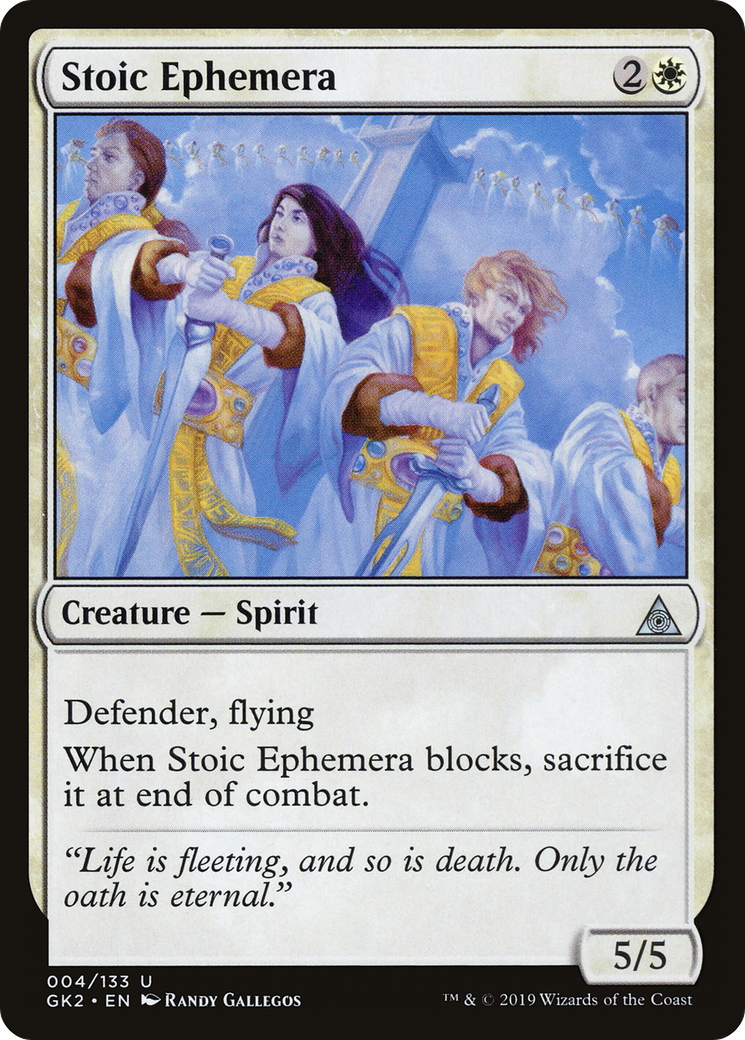 Stoic Ephemera (GK2-004) - RNA Guild Kit - Premium MTG Single from Wizards of the Coast - Just $0.08! Shop now at Game Crave Tournament Store