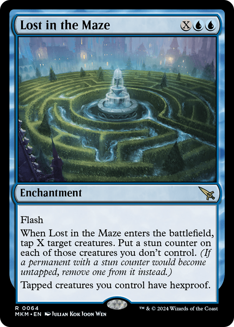 Lost in the Maze (MKM-064) - Murders at Karlov Manor - Premium MTG Single from Wizards of the Coast - Just $0.25! Shop now at Game Crave Tournament Store