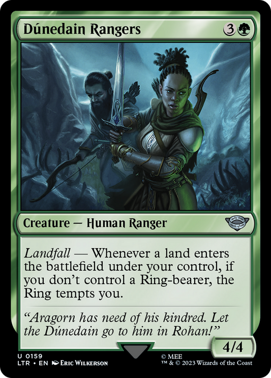 Dúnedain Rangers (LTR-159) - The Lord of the Rings: Tales of Middle-earth - Premium MTG Single from Wizards of the Coast - Just $0.08! Shop now at Game Crave Tournament Store
