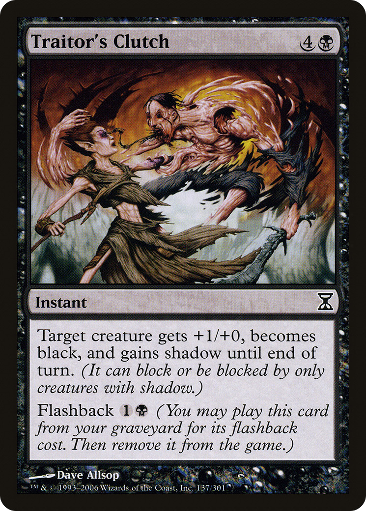 Traitor's Clutch (TSP-137) - Time Spiral - Premium MTG Single from Wizards of the Coast - Just $0.08! Shop now at Game Crave Tournament Store