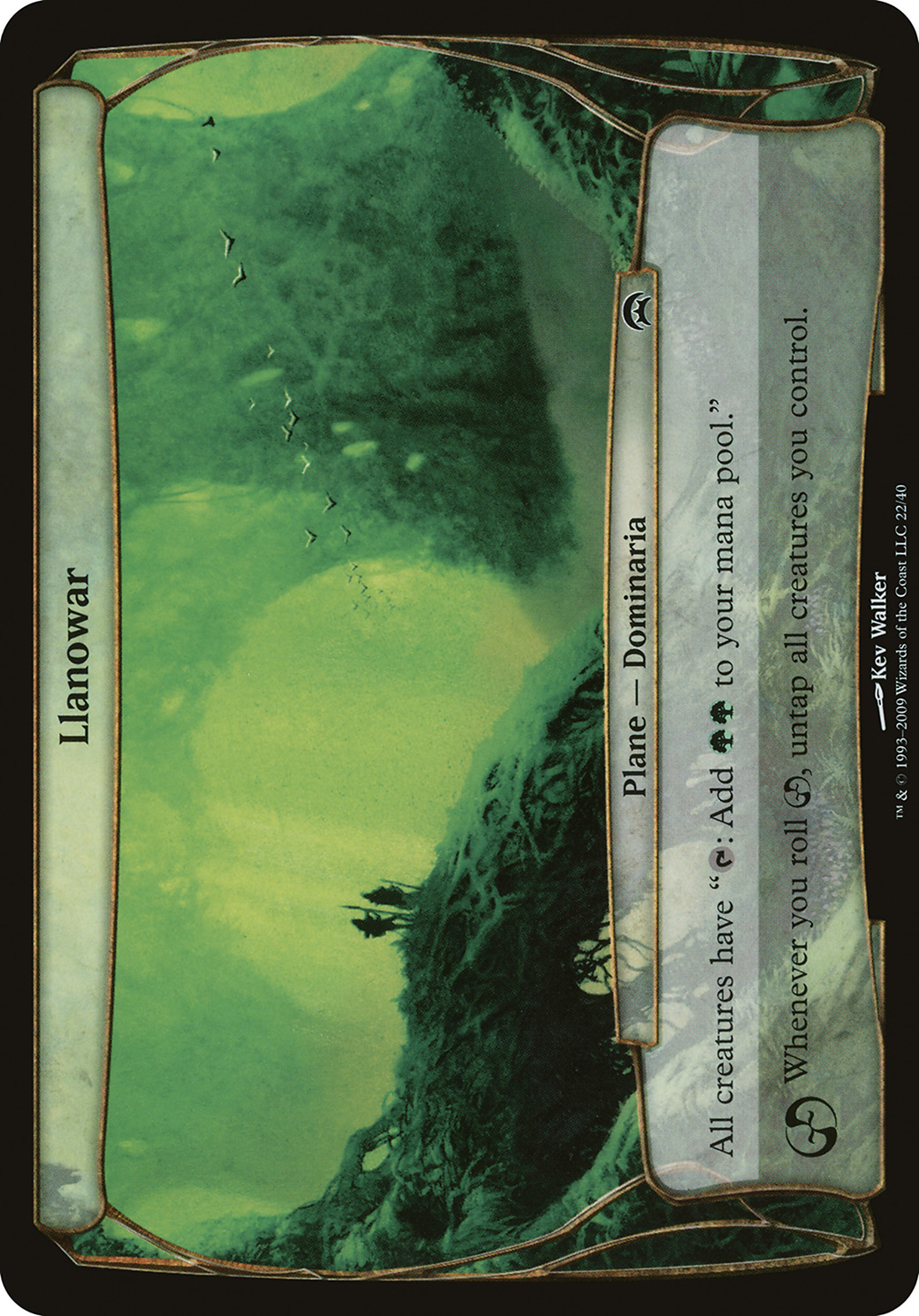 Llanowar (OHOP-022) - Planechase Planes - Premium MTG Single from Wizards of the Coast - Just $2.38! Shop now at Game Crave Tournament Store