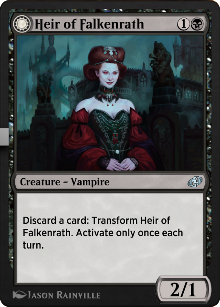Heir of Falkenrath // Heir to the Night (J21-338) - Jumpstart: Historic Horizons: (Double Faced Transform) - Premium MTG Single from Wizards of the Coast - Just $0! Shop now at Game Crave Tournament Store
