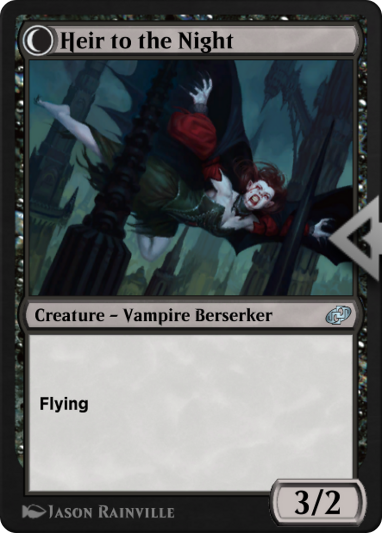 Heir of Falkenrath // Heir to the Night (J21-338) - Jumpstart: Historic Horizons: (Double Faced Transform) - Premium MTG Single from Wizards of the Coast - Just $0! Shop now at Game Crave Tournament Store
