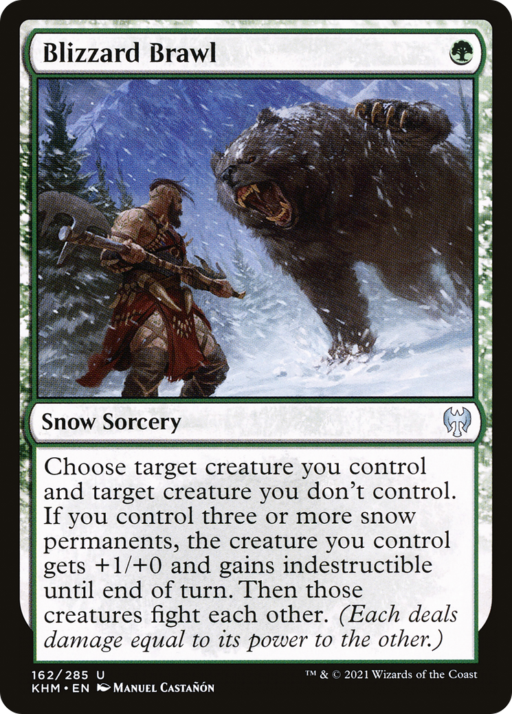 Blizzard Brawl (KHM-162) - Kaldheim: (snow) - Premium MTG Single from Wizards of the Coast - Just $0.08! Shop now at Game Crave Tournament Store