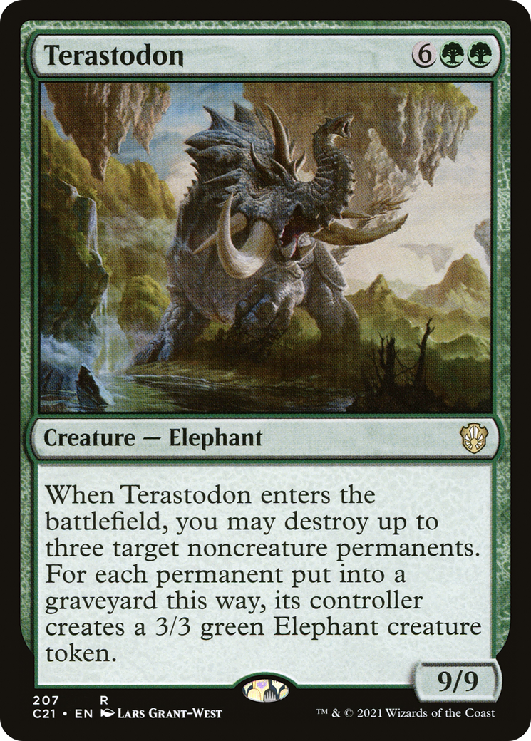 Terastodon (C21-207) - Commander 2021 - Premium MTG Single from Wizards of the Coast - Just $0.09! Shop now at Game Crave Tournament Store