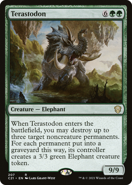 Terastodon (C21-207) - Commander 2021 - Premium MTG Single from Wizards of the Coast - Just $0.09! Shop now at Game Crave Tournament Store