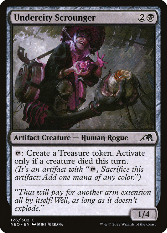 Undercity Scrounger (NEO-126) - Kamigawa: Neon Dynasty - Premium MTG Single from Wizards of the Coast - Just $0.08! Shop now at Game Crave Tournament Store
