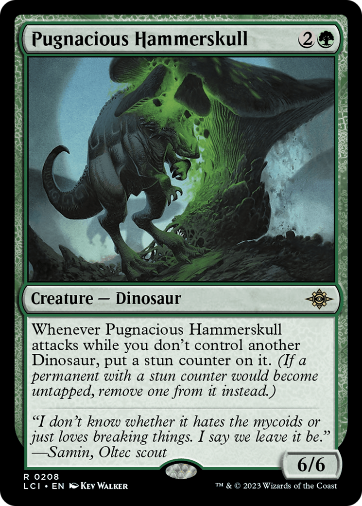 Pugnacious Hammerskull (LCI-208) - The Lost Caverns of Ixalan - Premium MTG Single from Wizards of the Coast - Just $0.08! Shop now at Game Crave Tournament Store