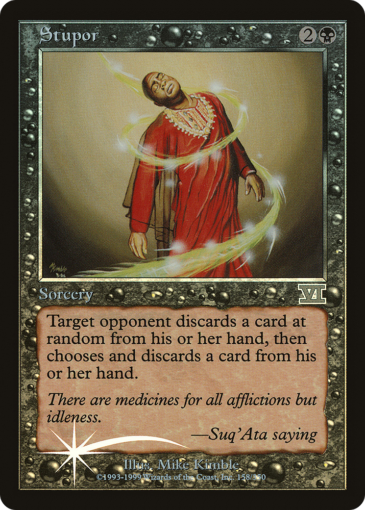 Stupor (PAL00-007) - Arena League 2000 Foil - Premium MTG Single from Wizards of the Coast - Just $1.58! Shop now at Game Crave Tournament Store