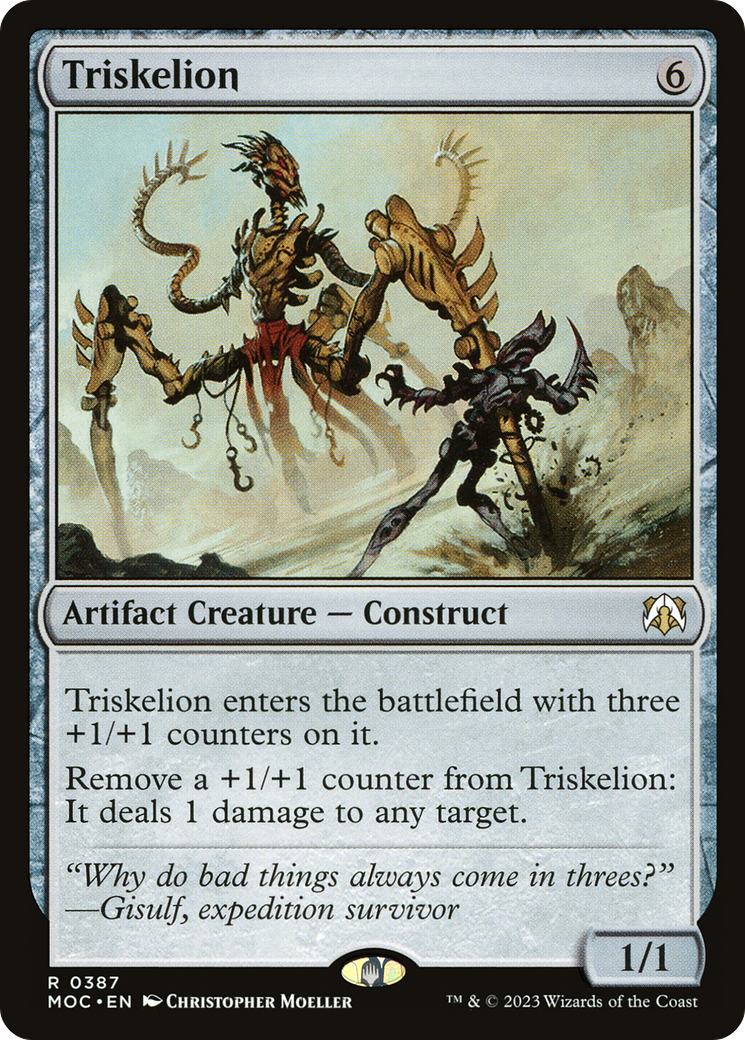Triskelion (MOC-387) - March of the Machine Commander - Premium MTG Single from Wizards of the Coast - Just $0.08! Shop now at Game Crave Tournament Store