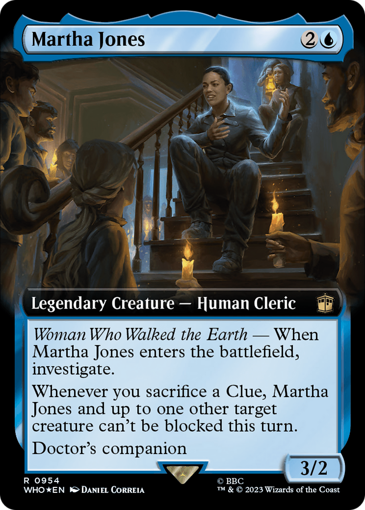 Martha Jones (WHO-954) - Doctor Who: (Extended Art) Foil - Premium MTG Single from Wizards of the Coast - Just $0.39! Shop now at Game Crave Tournament Store