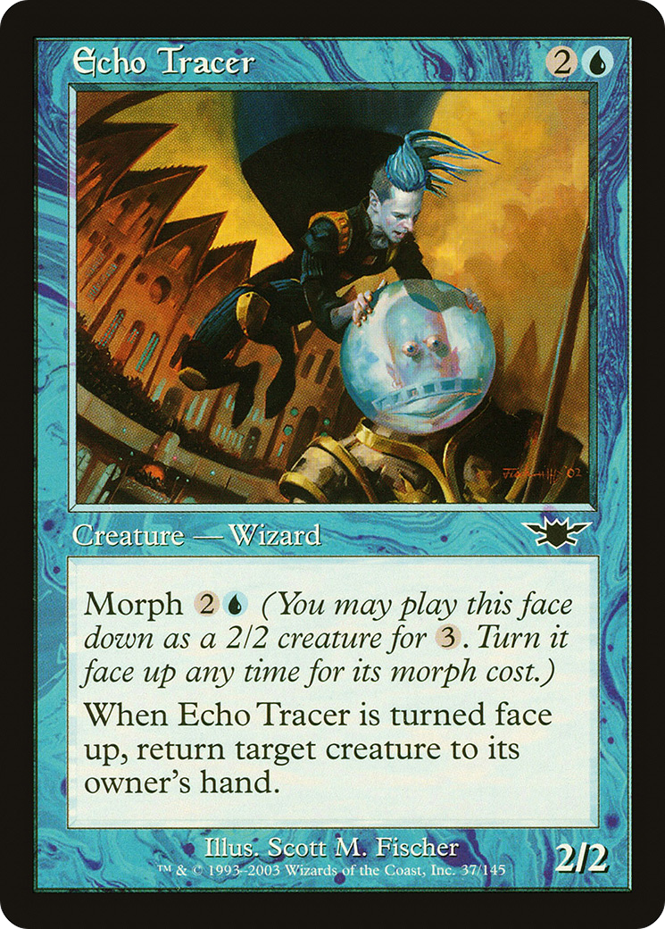 Echo Tracer (LGN-037) - Legions Foil - Premium MTG Single from Wizards of the Coast - Just $0.48! Shop now at Game Crave Tournament Store