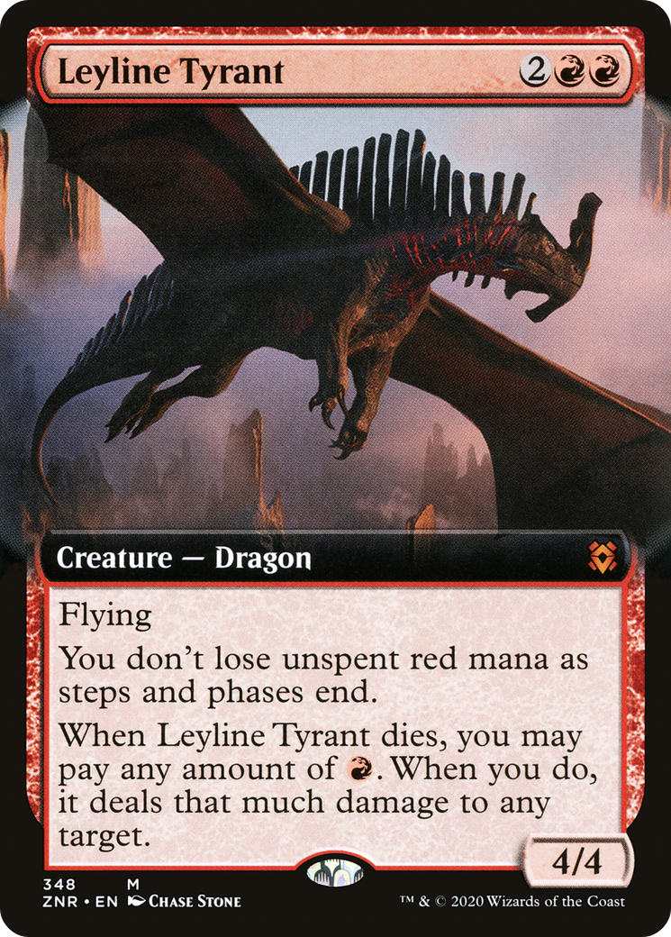 Leyline Tyrant (ZNR-348) - Zendikar Rising: (Extended Art) - Premium MTG Single from Wizards of the Coast - Just $0.64! Shop now at Game Crave Tournament Store