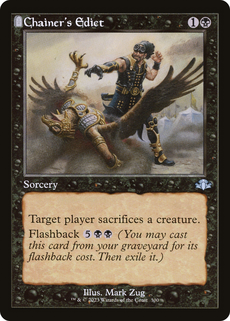 Chainer's Edict (DMR-300) - Dominaria Remastered: (tombstone) Foil - Premium MTG Single from Wizards of the Coast - Just $0.08! Shop now at Game Crave Tournament Store