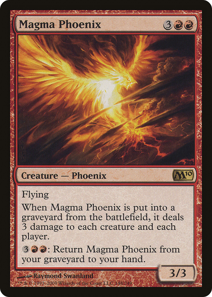 Magma Phoenix (M10-148) - Magic 2010 - Premium MTG Single from Wizards of the Coast - Just $0.08! Shop now at Game Crave Tournament Store
