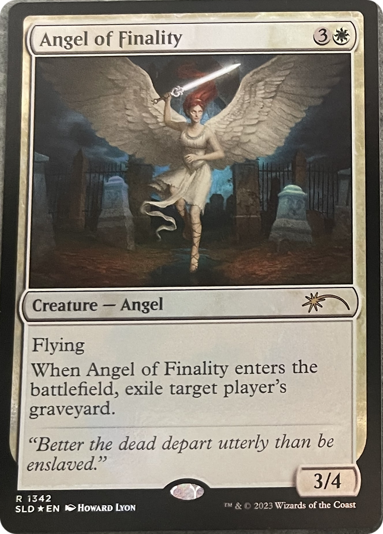 Angel of Finality (SLD-1342) - Secret Lair Drop Foil - Premium MTG Single from Wizards of the Coast - Just $0.25! Shop now at Game Crave Tournament Store