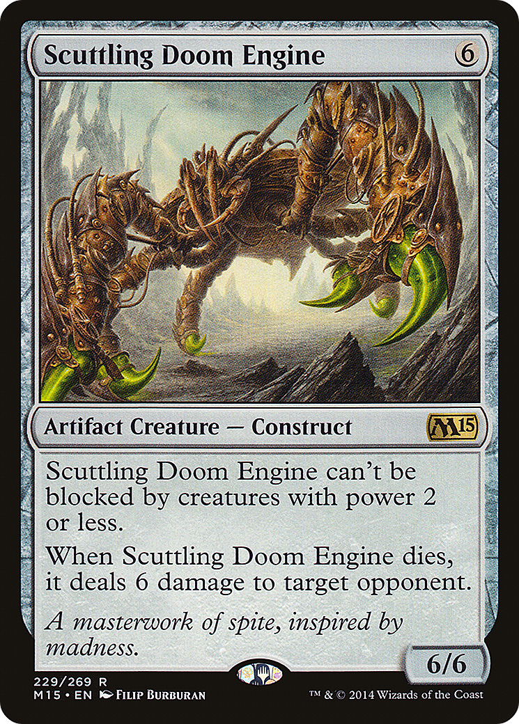 Scuttling Doom Engine (M15-229) - Magic 2015 Foil - Premium MTG Single from Wizards of the Coast - Just $0.30! Shop now at Game Crave Tournament Store