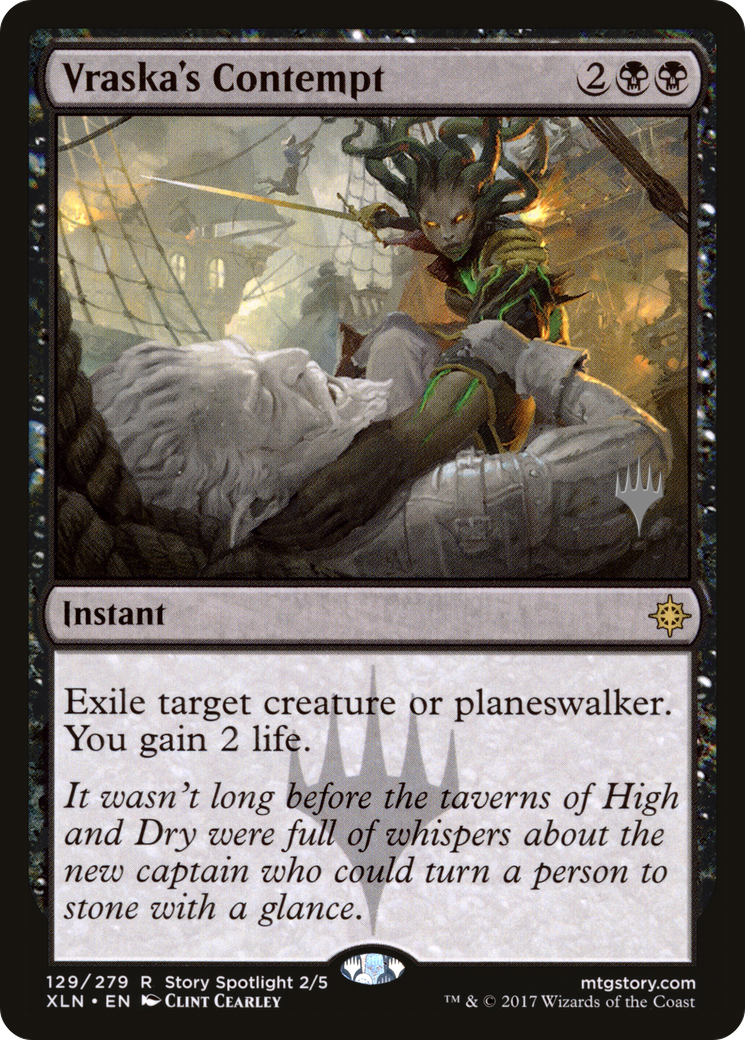 Vraska's Contempt (PXLN-129P) - Ixalan Promos - Premium MTG Single from Wizards of the Coast - Just $0.43! Shop now at Game Crave Tournament Store