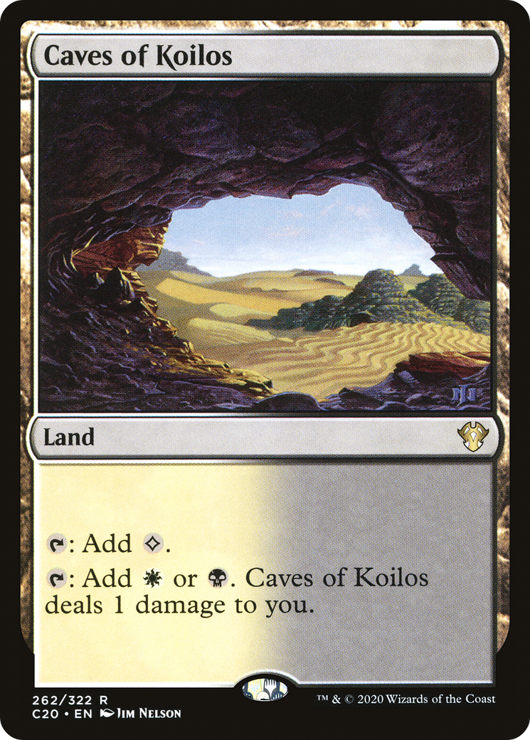 Caves of Koilos (C20-262) - Commander 2020 - Premium MTG Single from Wizards of the Coast - Just $0.37! Shop now at Game Crave Tournament Store