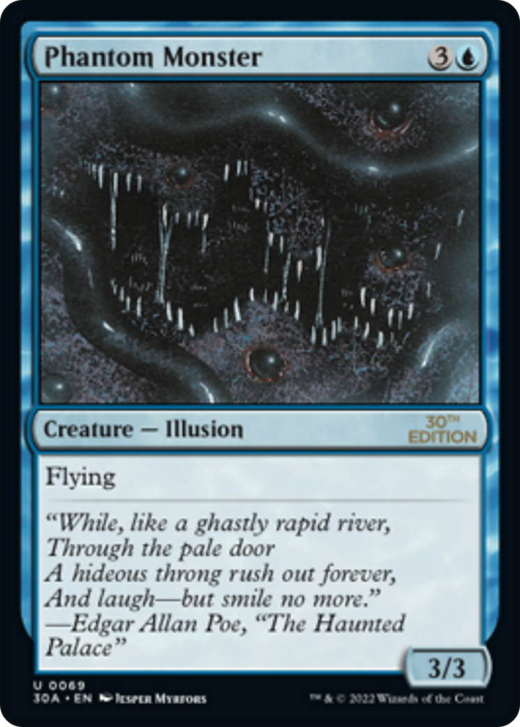 Phantom Monster (30A-069) - 30th Anniversary Edition - Premium MTG Single from Wizards of the Coast - Just $0.33! Shop now at Game Crave Tournament Store