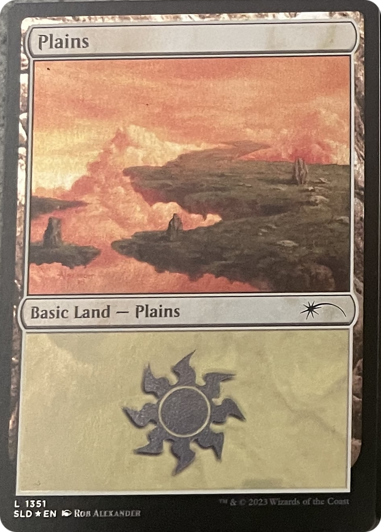 Plains (SLD-1351) - Secret Lair Drop Foil - Premium MTG Single from Wizards of the Coast - Just $0.08! Shop now at Game Crave Tournament Store