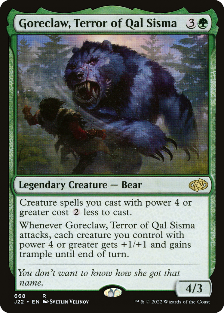 Goreclaw, Terror of Qal Sisma (J22-668) - Jumpstart 2022 - Premium MTG Single from Wizards of the Coast - Just $0.54! Shop now at Game Crave Tournament Store