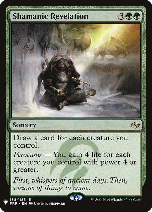 Shamanic Revelation (MB1-1331) - Mystery Booster - Premium MTG Single from Wizards of the Coast - Just $0.33! Shop now at Game Crave Tournament Store