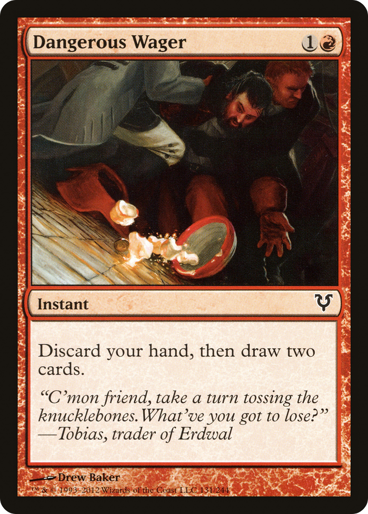 Dangerous Wager (AVR-131) - Avacyn Restored - Premium MTG Single from Wizards of the Coast - Just $0.08! Shop now at Game Crave Tournament Store