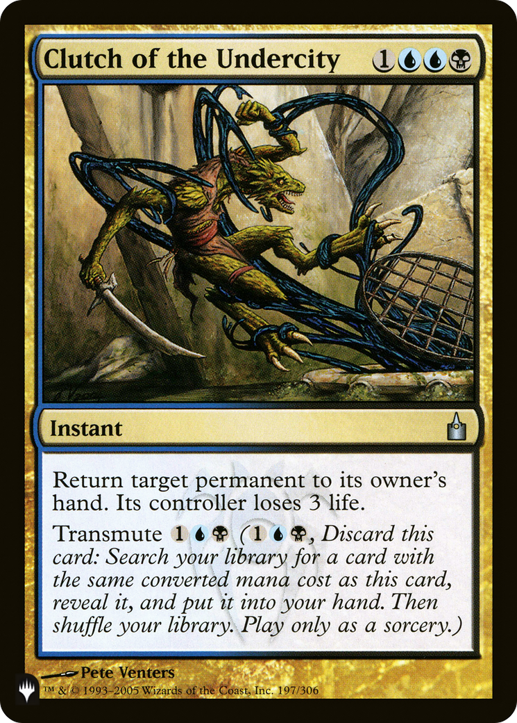 Clutch of the Undercity (PLIST-790) - The List - Premium MTG Single from Wizards of the Coast - Just $0.08! Shop now at Game Crave Tournament Store