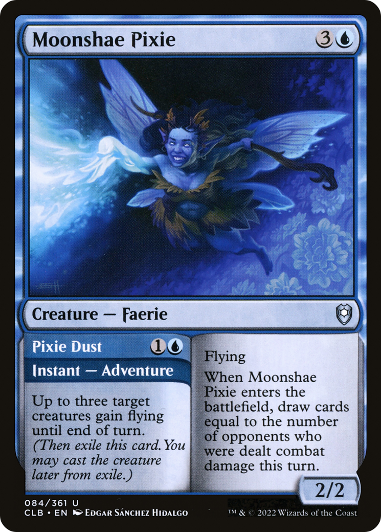 Moonshae Pixie // Pixie Dust (CLB-084) - Commander Legends: Battle for Baldur's Gate - Premium MTG Single from Wizards of the Coast - Just $0.08! Shop now at Game Crave Tournament Store