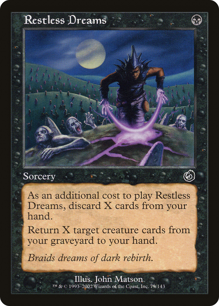Restless Dreams (TOR-079) - Torment - Premium MTG Single from Wizards of the Coast - Just $0.08! Shop now at Game Crave Tournament Store