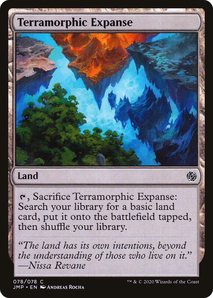 Terramorphic Expanse (JMP-078) - Jumpstart - Premium MTG Single from Wizards of the Coast - Just $0.08! Shop now at Game Crave Tournament Store