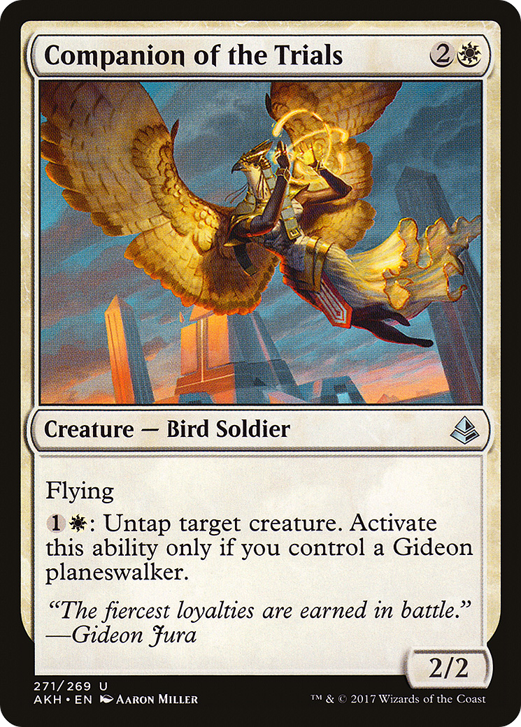 Companion of the Trials (AKH-271) - Amonkhet - Premium MTG Single from Wizards of the Coast - Just $0.08! Shop now at Game Crave Tournament Store