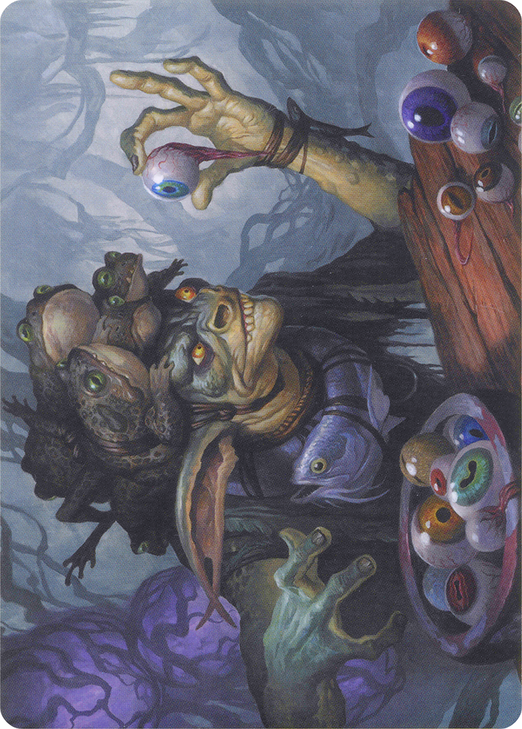Warteye Witch // Warteye Witch (AMH1-008) - Modern Horizons Art Series (Borderless) - Premium MTG Single from Wizards of the Coast - Just $0! Shop now at Game Crave Tournament Store