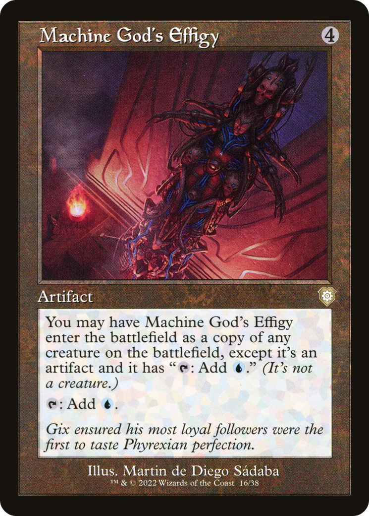 Machine God's Effigy (BRC-016) - The Brothers' War Commander - Premium MTG Single from Wizards of the Coast - Just $0.98! Shop now at Game Crave Tournament Store
