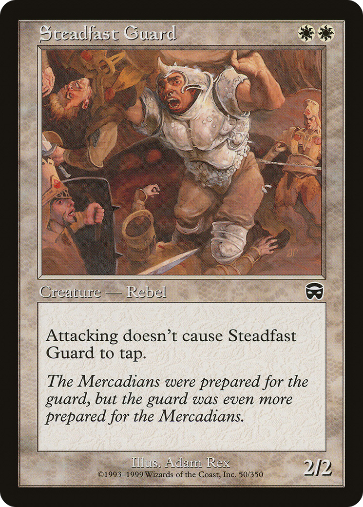 Steadfast Guard (MMQ-050) - Mercadian Masques Foil - Premium MTG Single from Wizards of the Coast - Just $0.97! Shop now at Game Crave Tournament Store