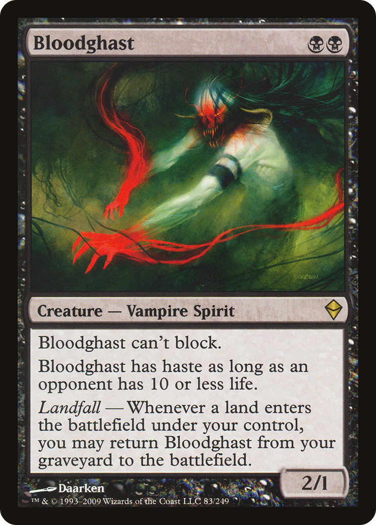 Bloodghast (ZEN-083) - Zendikar - Premium MTG Single from Wizards of the Coast - Just $1.14! Shop now at Game Crave Tournament Store