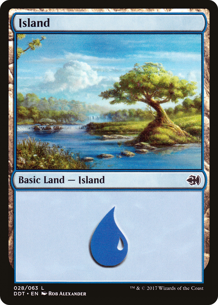 Island (DDT-028) - Duel Decks: Merfolk vs. Goblins - Premium MTG Single from Wizards of the Coast - Just $0.08! Shop now at Game Crave Tournament Store