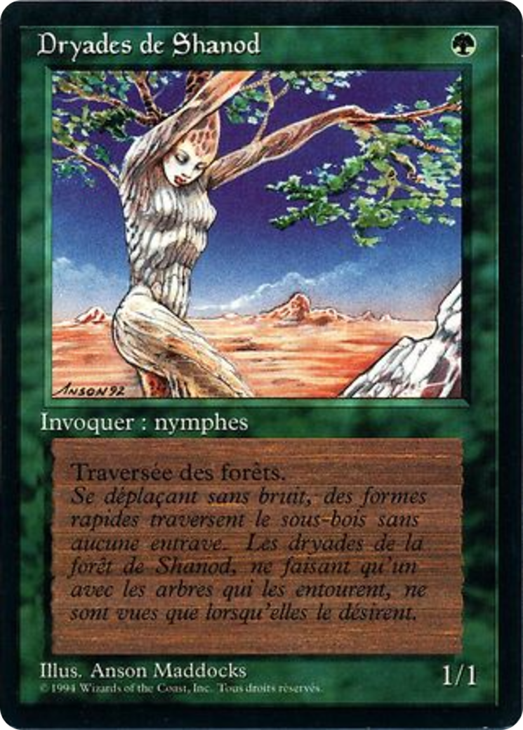 Shanodin Dryads (FBB-216) - Foreign Black Border - Premium MTG Single from Wizards of the Coast - Just $0.48! Shop now at Game Crave Tournament Store