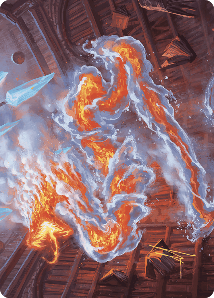 Scalding Viper // Scalding Viper (AWOE-041) - Wilds of Eldraine Art Series (Borderless) Foil - Premium MTG Single from Wizards of the Coast - Just $0! Shop now at Game Crave Tournament Store