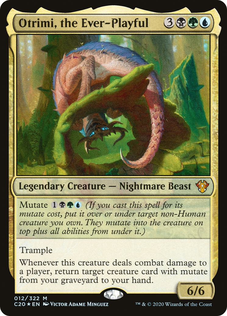 Otrimi, the Ever-Playful (C20-012) - Commander 2020 Foil - Premium MTG Single from Wizards of the Coast - Just $0.15! Shop now at Game Crave Tournament Store